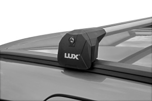Багажная система LUX SCOUT для инт. рейлинга с серебристыми дугами 110 см