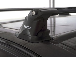 Комплект поперечин Turtle Air 3 для Nissan X-Trail 2013+серебристого цвета