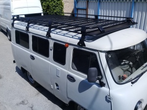 Багажник экспедиционный для УАЗ 3741,2206(микроавтобус)  без сетки