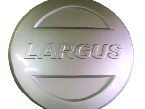 Колпак на запасное колесо крашеный (ABS) LADA LARGUS с 2012 (242 Серый базальт)