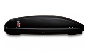 Автомобильный бокс ED Джокер 530, 180x86x43 см, черный,тиснение «шагрень», 530 л