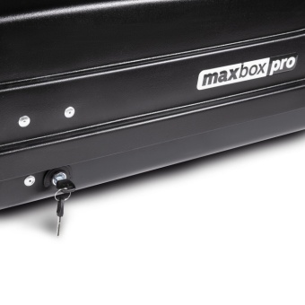 Автомобильный бокс MaxBox PRO 460 (средний) черный 175*84*42 см двустороннее открывание