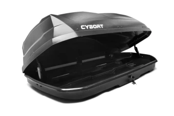 Автомобильный бокс CYBORT CarNet, 186x86x46 см, черный матовый, 460 л с быстросъемным креплением