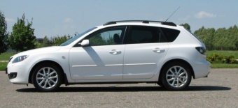 Рейлинги APS Mazda 3 (2003-2009), черный