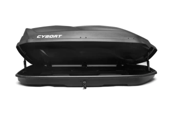 Автомобильный бокс CYBORT CarNet, 186x86x46 см, черный матовый, 460 л с быстросъемным креплением