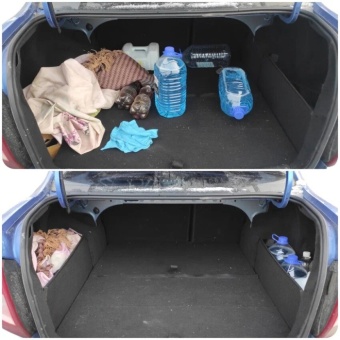 Боковые органайзеры "ArmAuto" (автосумка) в багажник Lada GRANTA седан 2011-