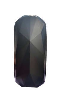 Автомобильный бокс Diamond 440, 182x83x42 см, черный матовый, двухсторонний.