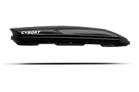 Автомобильный бокс CYBORT Jazz, 206x86x33 см, черный матовый, 410 л
