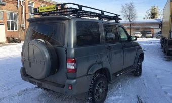 Багажник экспедиционный для УАЗ 3163 (Патриот) с сеткой