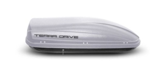 Автомобильный бокс Terra Drive 440, 175x85x44 см, серый матовый, 440 л