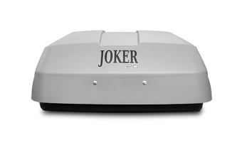 Автомобильный бокс ED Джокер 530, 180x86x43 см, серый,тиснение «шагрень», 530 л