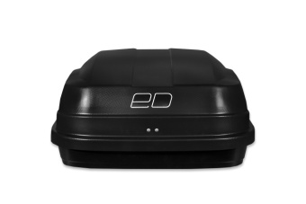 Автомобильный бокс ED Магнум 300, 125x78x42 см, черный карбон, 300 л