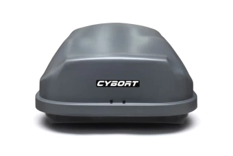 Автомобильный бокс CYBORT CarGO, 216x85x46 см, серый матовый, 580 л