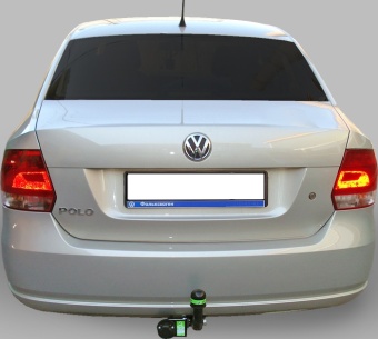Фаркоп Lider Plus V125-A для Volkswagen Polo седан 2010-2020, Polo лифтбек 2020-, Skoda Rapid 