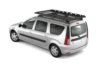 Багажник-корзина трехсекционная универсальная с основанием-решетка (ППК) 2100х1100мм под поперечины