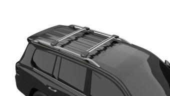 Багажная система LUX CONDOR для а/м с классическими рейлингами универсальная с дугами Актив 110 см с